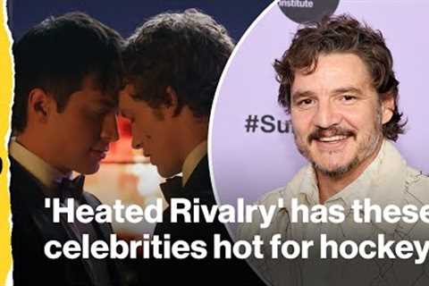 'Heated Rivalry' has these celebrities hot for hockey: Miley Cyrus, Pedro Pascal, Ayo Edebiri, more