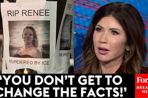 Things Heat Up Fast When Kristi Noem Is Grilled On Facts Of Minneapolis Shooting By Reporter