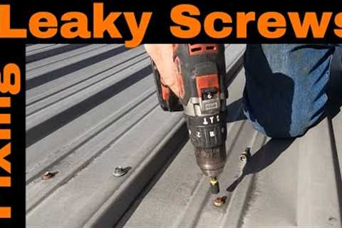 Sealing Screws on a Metal Roof - Turbo Poly Seal