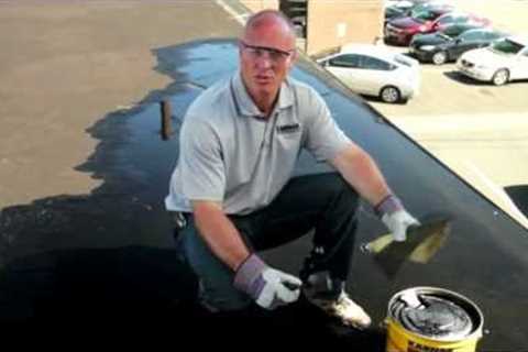 How to repair a flat roof leak Underwater permanently - Karnak 19 Ultra Rubberized Flashing