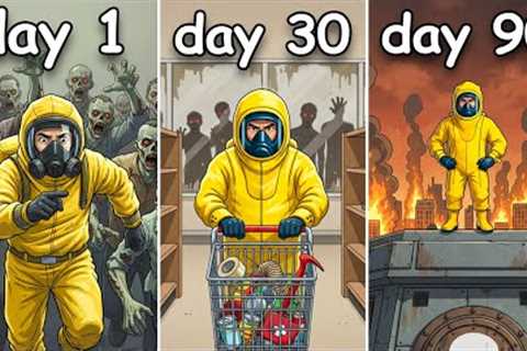 EVERY Way To Survive The First 90 Days Of a Zombie Outbreak