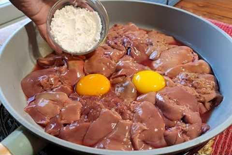 THE FAMOUS CHICKEN LIVER RECIPE, EVERYONE LOVES IT!