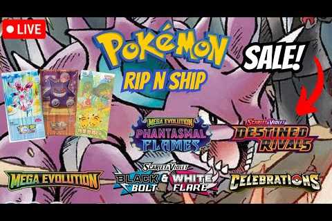 LIVE Pokemon RIP N SHIP! BOOSTER PACK SALE!