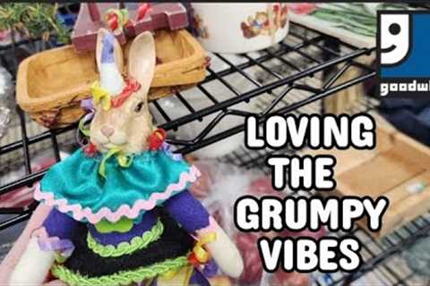 Loving the Grumpy Vibes - Shop Along With Me - Goodwill Thrift Store