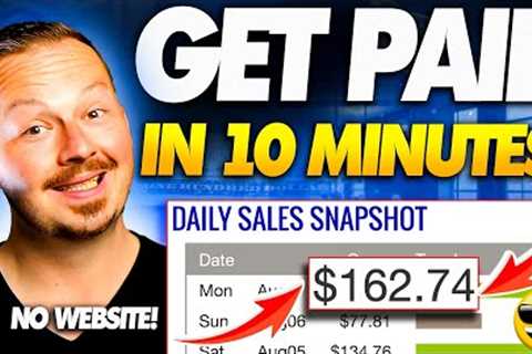 NEW METHOD! Get Paid $162.74 In One Day! |  ClickBank Affiliate Marketing For Beginners 2023