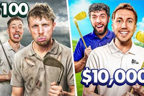 BIG WEDGE $100 VS $10,000 GOLF CLUBS!