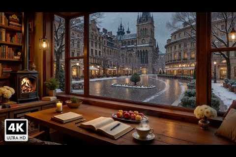 Soothing Winter Jazz Music to Reduce Stress ☕ Relaxing Jazz Piano Music Ideal For Reading