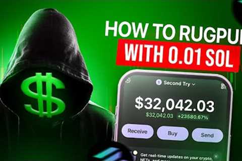 How To Rug Pull With 0.1 sol On Pump Fun (FAST METHOD)