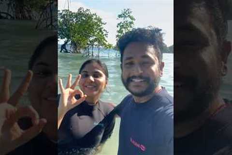 What a wonderful experience🤩 🤿 scuba diving #minivlog #couple #travel #love #scubadiving #andaman