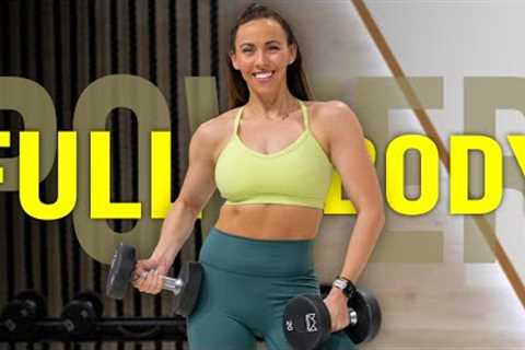 40 Min Explosive Power Workout | Full Body Strength with Medium Weights