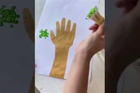 🎨✨ Cotton Bud Paint Craft Activity For Kids!