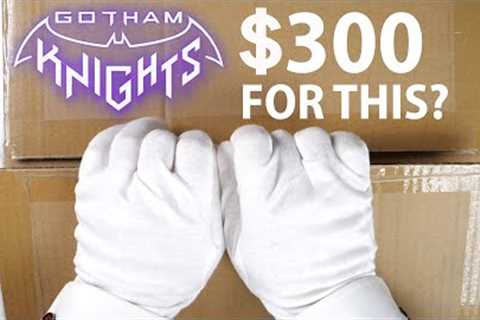 $300 Gotham Knights Collector's Edition Unboxing + Press kit (RTX 4090 / PS5 Gameplay)