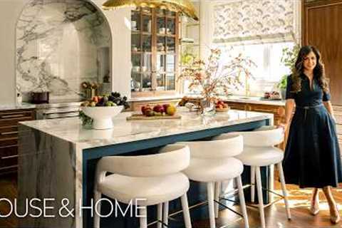 Tour a Luxury Townhouse, Designed With Colour, Curves and Rich Materials
