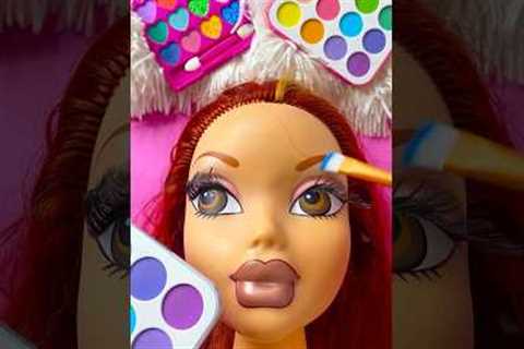 ASMR Satisfying with Unboxing &amp; Review Mannequin Makeup Skincare Sounds Video Fast Red Hair..