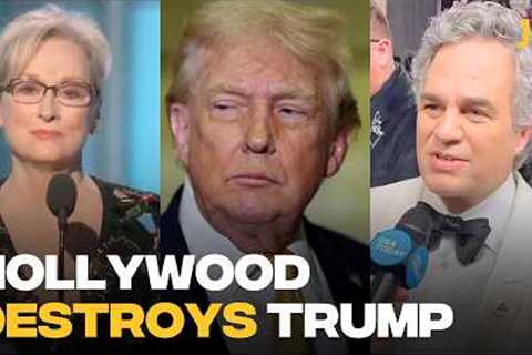 Hollywood actors absolutely destroy Donald Trump at the Golden Globes
