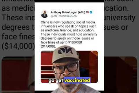 China Regulates Social Media Influencers With FINES! Some Love This Idea! #commentary