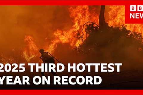 2025 third hottest year on record despite global temperature dip | BBC News