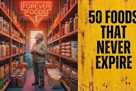 50 Foods That NEVER Expire (Build a Forever Emergency Pantry)
