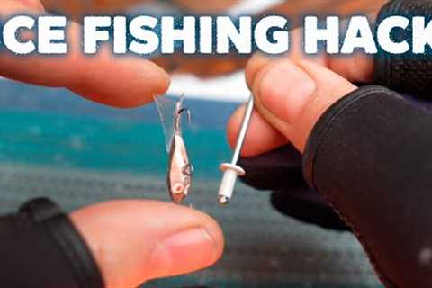 Ice Fishing Hack: Using a Rivet for Custom Lure Making