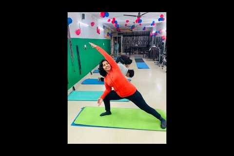 Yoga 🧘 session to increase flexibility with Dr. Sandhya