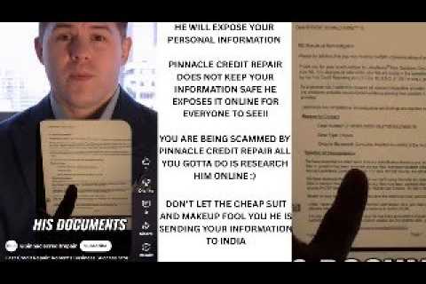 Pinnacle Credit Repair EXPOSED: Client Personal Info Leaked on YouTube #pinnaclecreditrepair