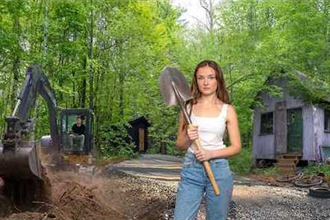 We Bought Land… Abandoned Cabins, Heavy Machinery &amp; Building New - 6 Months In
