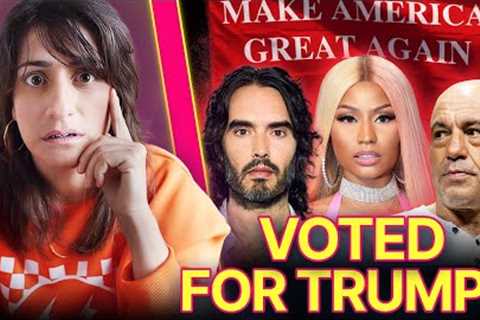 Nicki Minaj &amp; Other Celebs Are Leaving the Left &amp; Voting For Trump!
