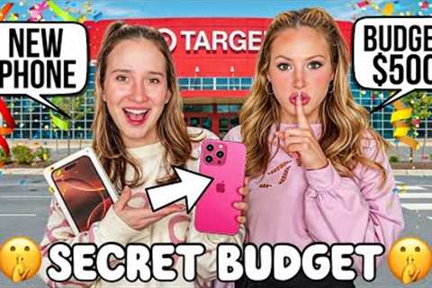 SECRET BUDGET BIRTHDAY SHOPPING CHALLENGE AT TARGET 🤑🎯🤫