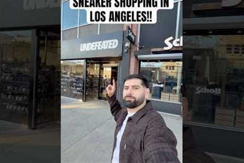 I FOUND HEAT Sneaker Shopping in LA!! #sneakers #Los Angeles
