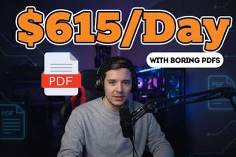 how i make $615/day selling boring pdfs (full breakdown)