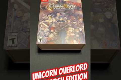 Unboxing the Unicorn Overlord Monarch Edition (Collector's Edition) #shorts