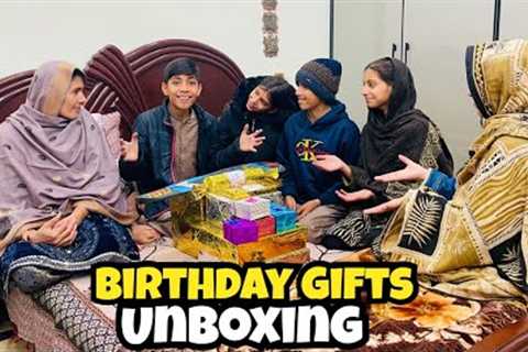 Zain’s Birthday Gifts Unboxing 🥰 Happy Punjabi Family 