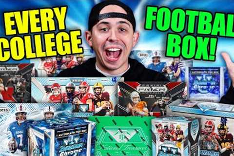 Opening EVERY 2025 College Football HOBBY BOX! 🤯  *$2,000+ BREAK!!*