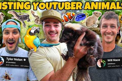 Visiting EVERY EXOTIC Animal YouTubers House!! *EPIC PETS*