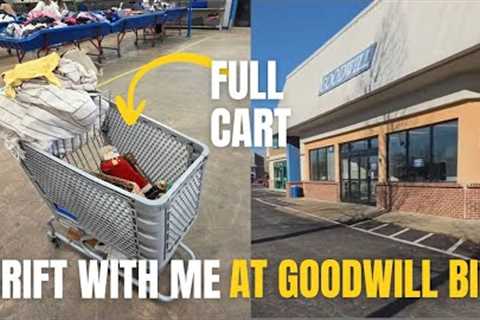 AWESOME day at the Goodwill Outlet bins • Thrift with me • secondhand resale &amp; decor