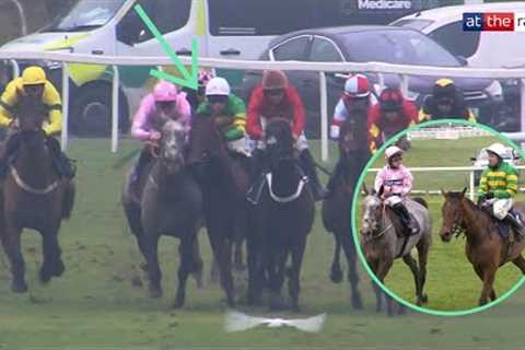 Feisty! | Jockeys clash after collision at Windsor 👀