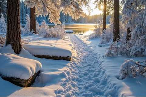 Peaceful Relaxing Music, Tranquil instrumental sounds to reduce stress ❄️The Wildlife of Winter