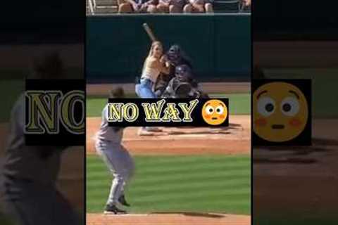 Wait… She Hit THAT Out? 😮⚾