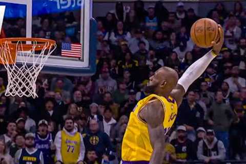 LeBron TURNS BACK THE CLOCK With a HUGE CLUTCH Dunk vs Nuggets 😳🔥