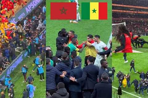 Ugly Scenes As AFCON Final Turns Into Absolute Chaos After Controversial Penalty Call