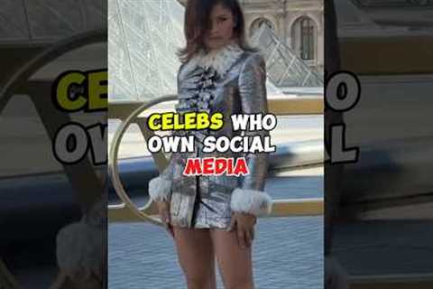 Celebs Who Own Social Media 📱🔥 #shorts #celebrityfacts