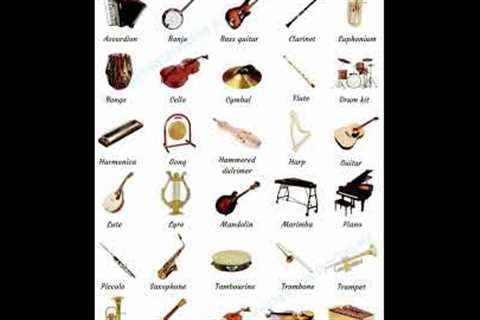 Musical  Instruments Names/List of Musical instruments Names/#ytshorts /#shorts/#new /#musical