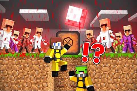 BLOOD APOCALYPSE vs Doomsday Bunker in Minecraft - Maizen JJ and Mikey