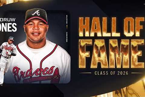 Andruw Jones has been elected to the Baseball Hall of Fame! (Career highlights)