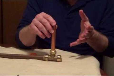 Connect Copper Pipe Without Solder - Repair Copper Pipe Without Solder