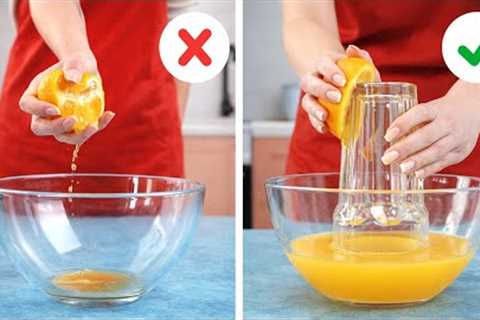🍊 VIRAL KITCHEN HACKS &amp; RECIPES 🍳💡 Cook Faster &amp; Better!