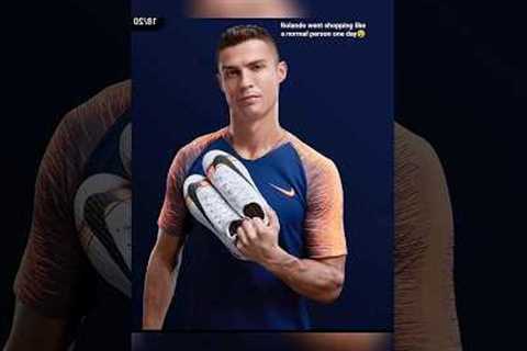 Rolando went shopping like a normal person one day😵⚽#shorts #ronaldo #cr7