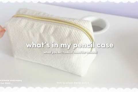 my SCHOOL ESSENTIALS 🖇️🗒️ | whats in my pencil case | stationery, study &amp; cute finds!