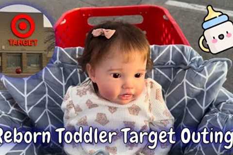 Target Outing with My Reborn Toddler! Baby Clothes &amp; Valentine’s Finds 💘