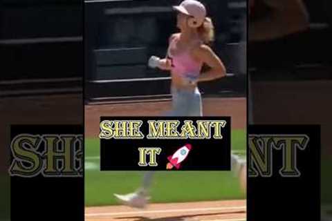She Showed Up in Pink… Then Hit a Home Run 🚀
